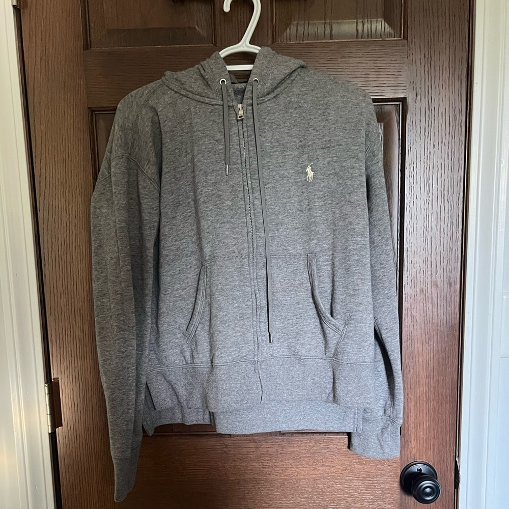 grey Ralph Lauren zipup